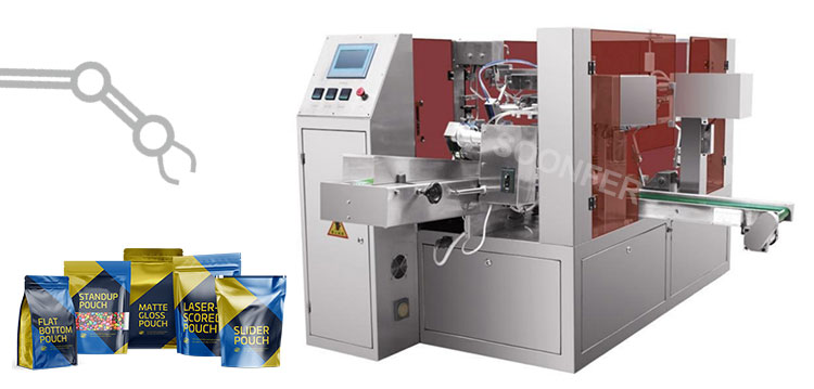 doypack zipper packing machine