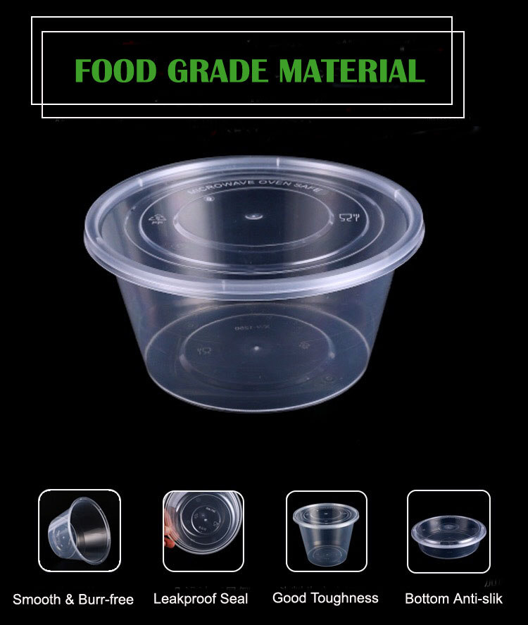 Medium Round Meal Prep Containers