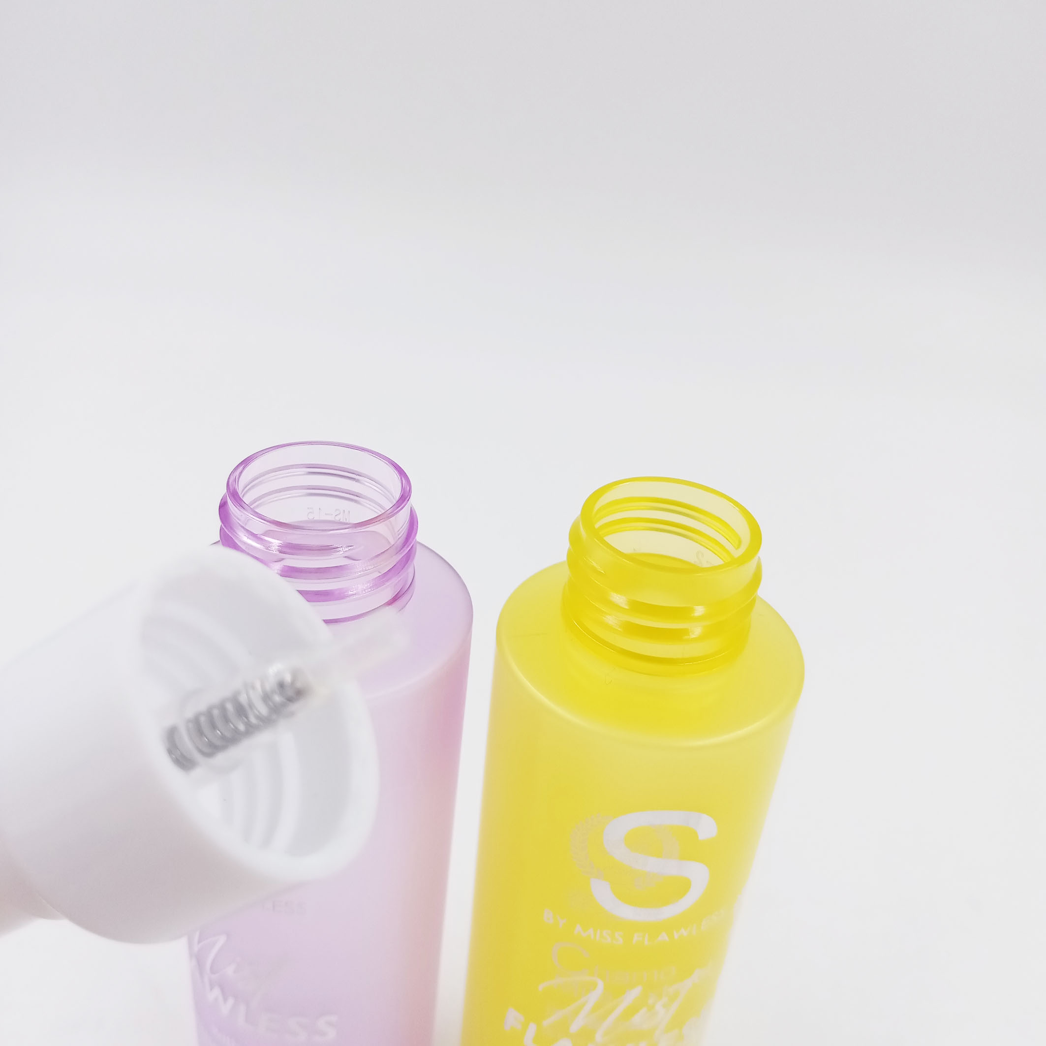 Yellow Color Plastic Bottles