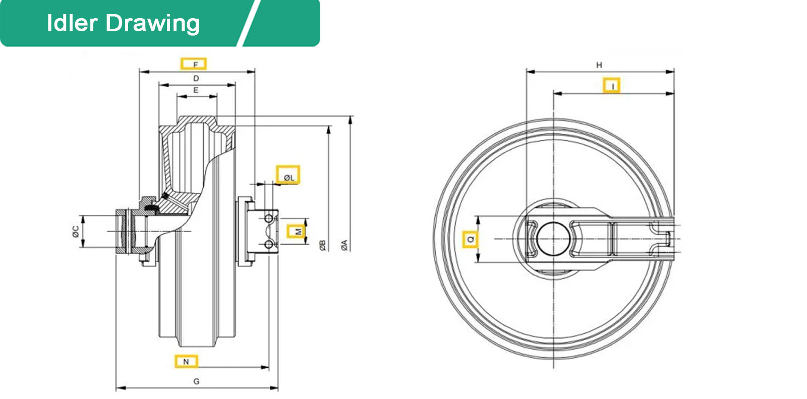 front idler