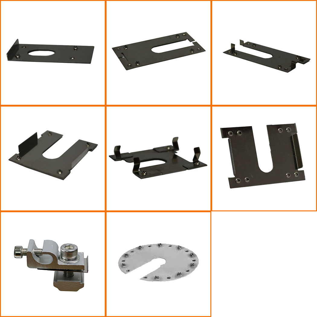 Metal roof clamps