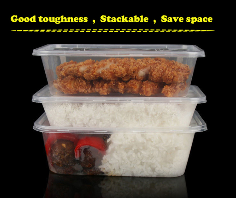 Disposable rectangle lunch container