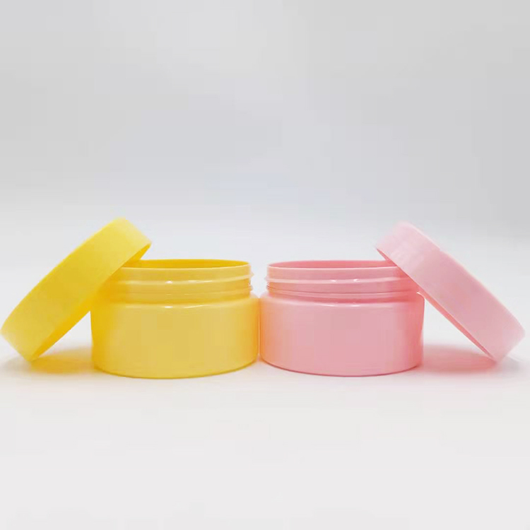 100g PET pink cosmetic jars 100g PET pink cosmetic jars