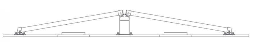 Solar Ballast Mounting System Structure Solar Ballast Mounting System Structure