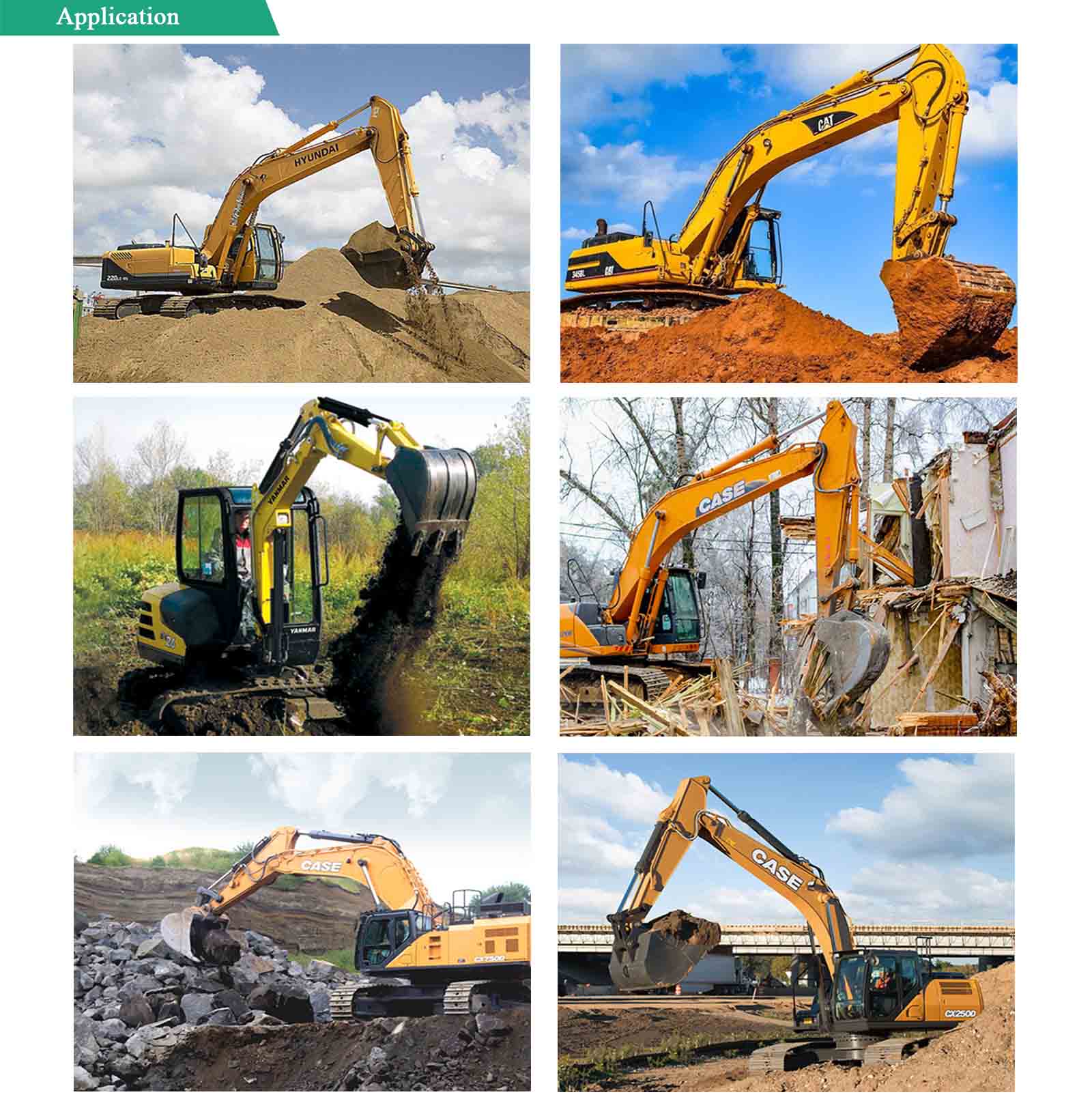excavator bucket application excavator bucket application
