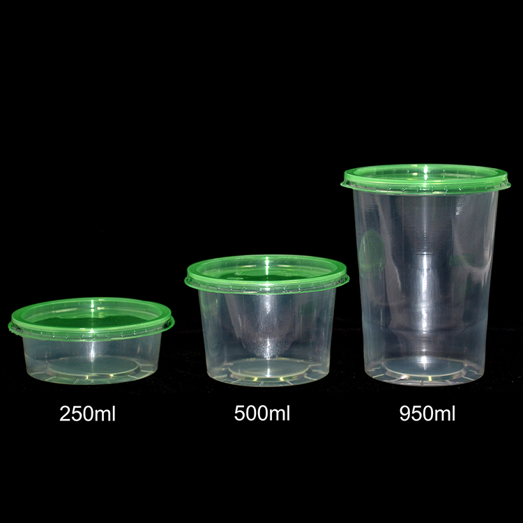 Plastic Storage Cups With Lids