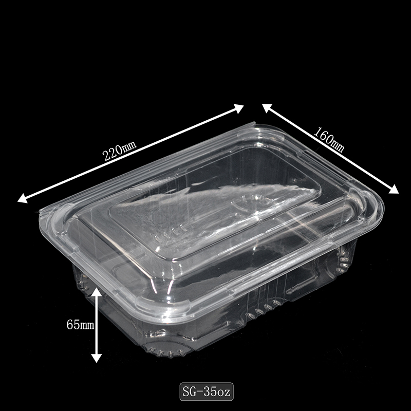 Disposable Plastic Clamshell Container