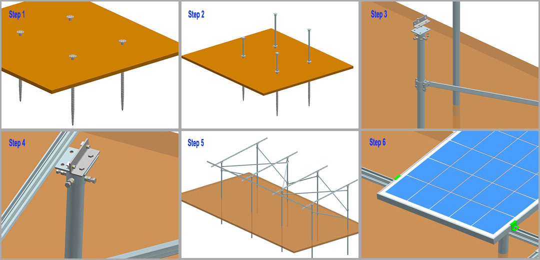 Solar mounting structure Solar mounting structure