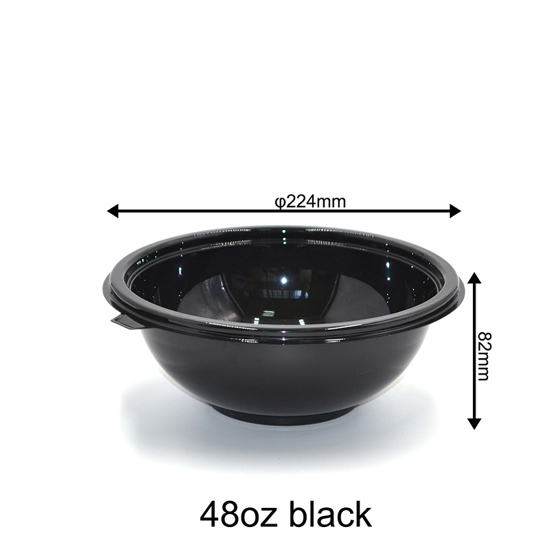 Round Clear PET Salad Bowl