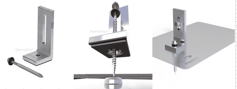 Solar L Feet Flashing Kits