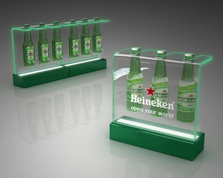 acrylic led display stand