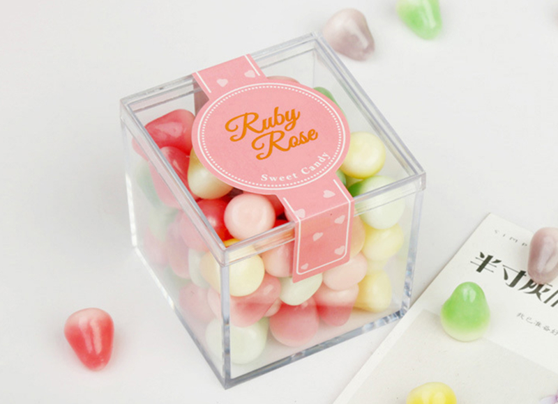 clear acrylic candy boxes