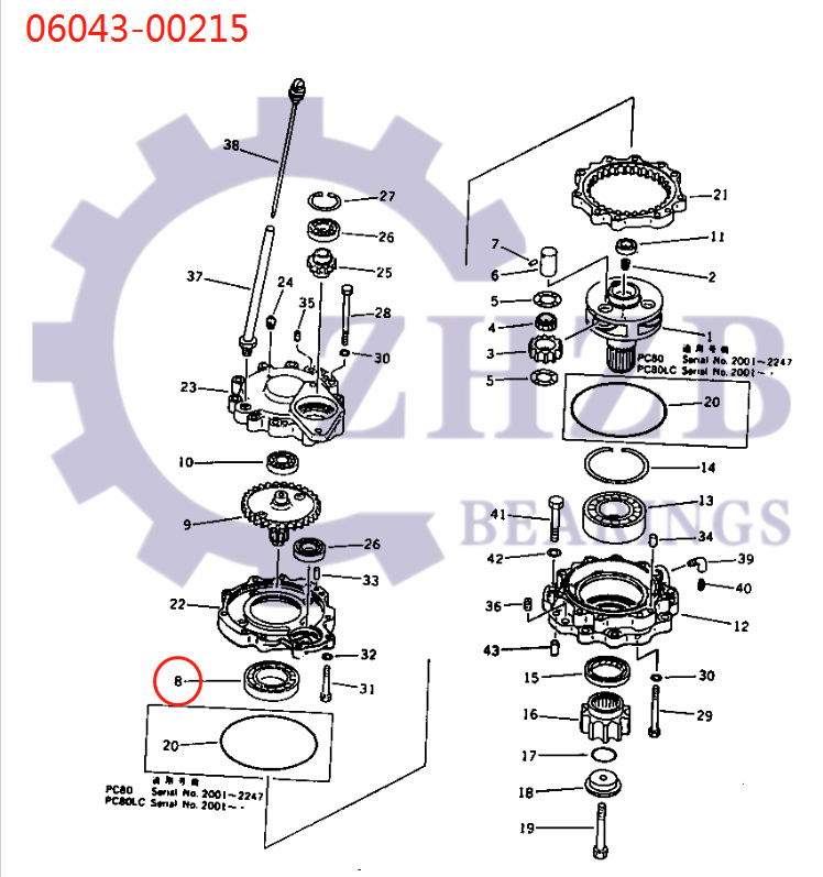 KOMATSU PARTS