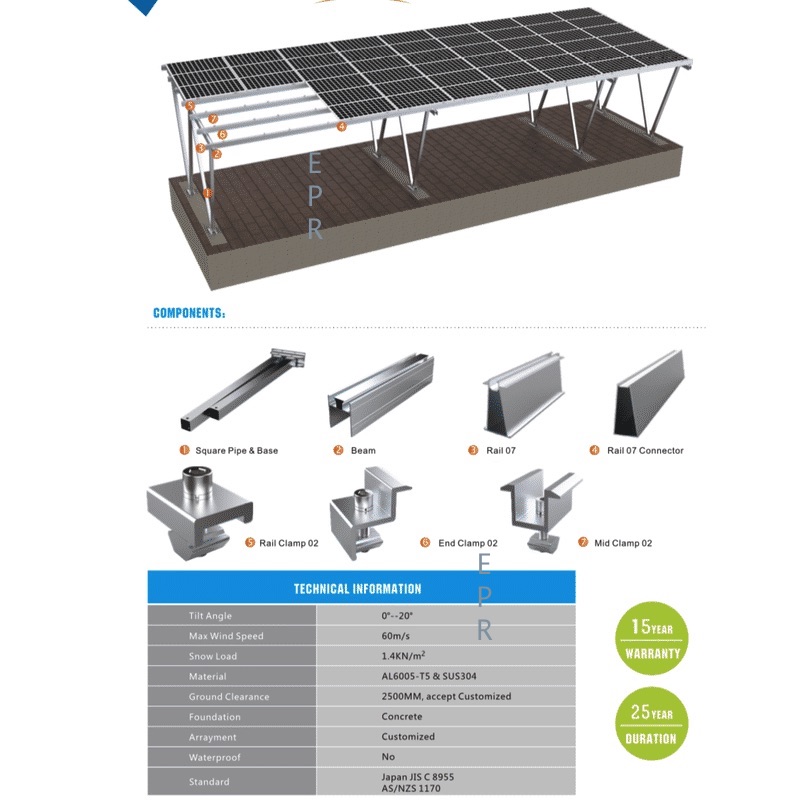 solar carport system solar carport system