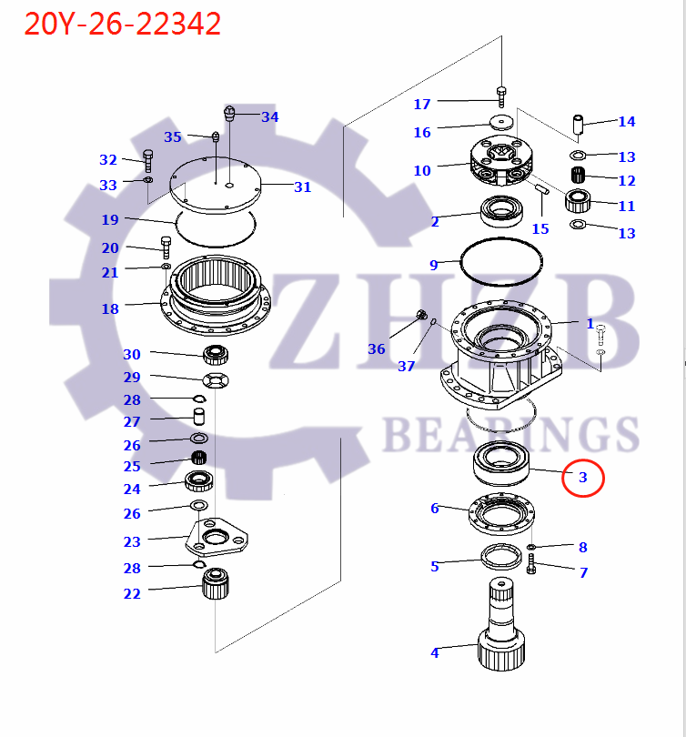 KOMATSU PARTS KOMATSU PARTS