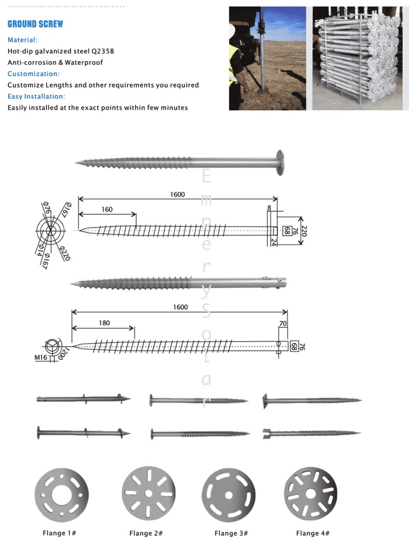 Solar Ground Screw Solar Ground Screw