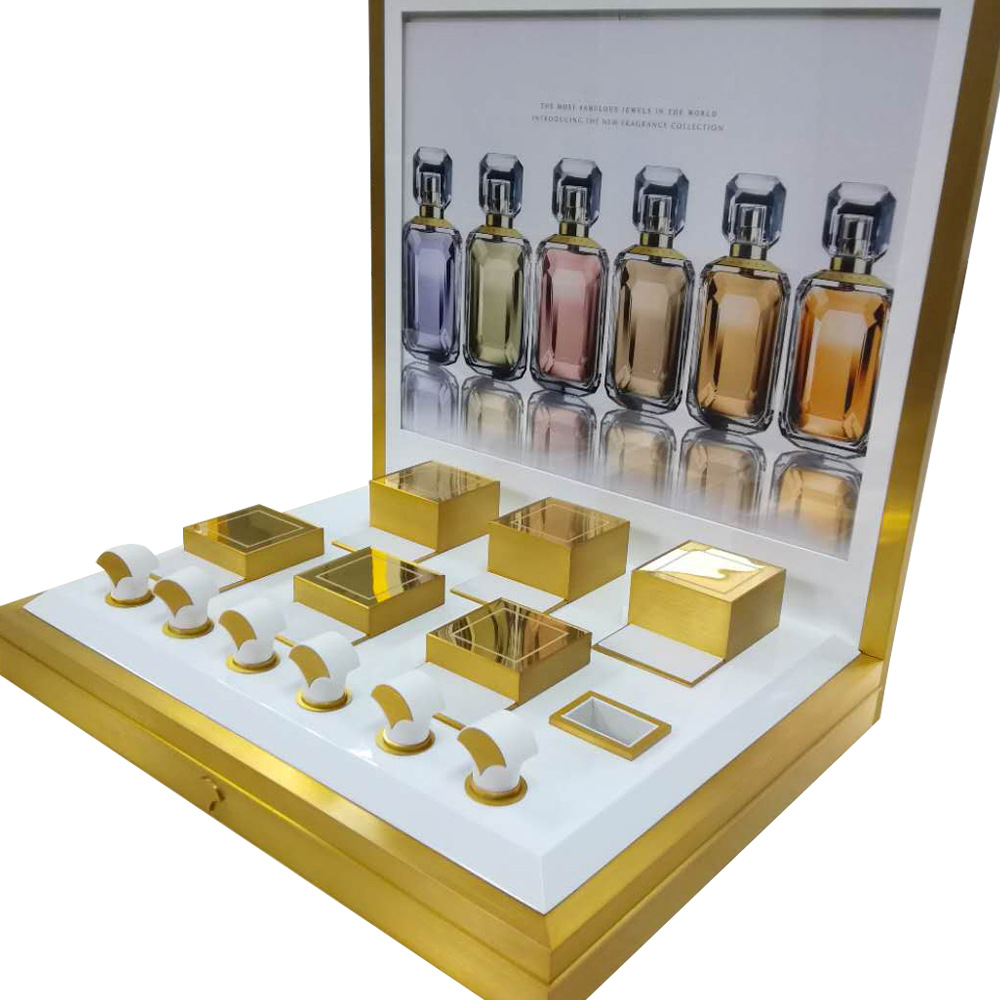 uxury perfume acrylic counter display stand