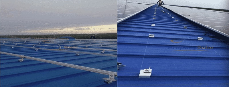 Solar Panel Mounting End Tin Stand Seam Roof Clamp Solar Panel Mounting End Tin Stand Seam Roof Clamp