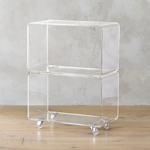 Clear acrylic table