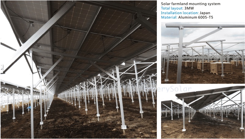 solar farmland structure