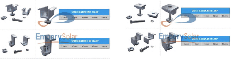 Solar bracket component Solar bracket component