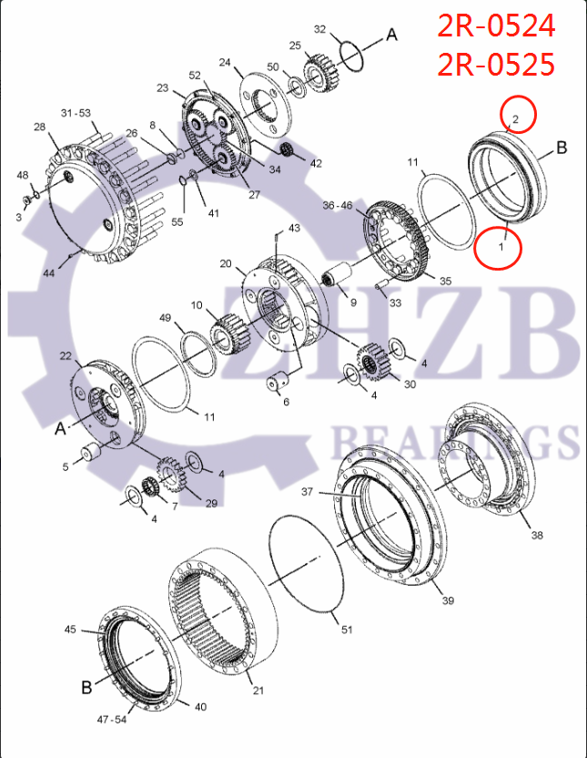 CATERPILLAR 2R-0524 2R-0525