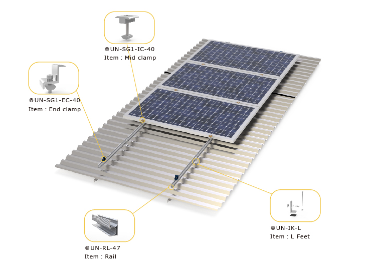 Metal Roof Solar Mount