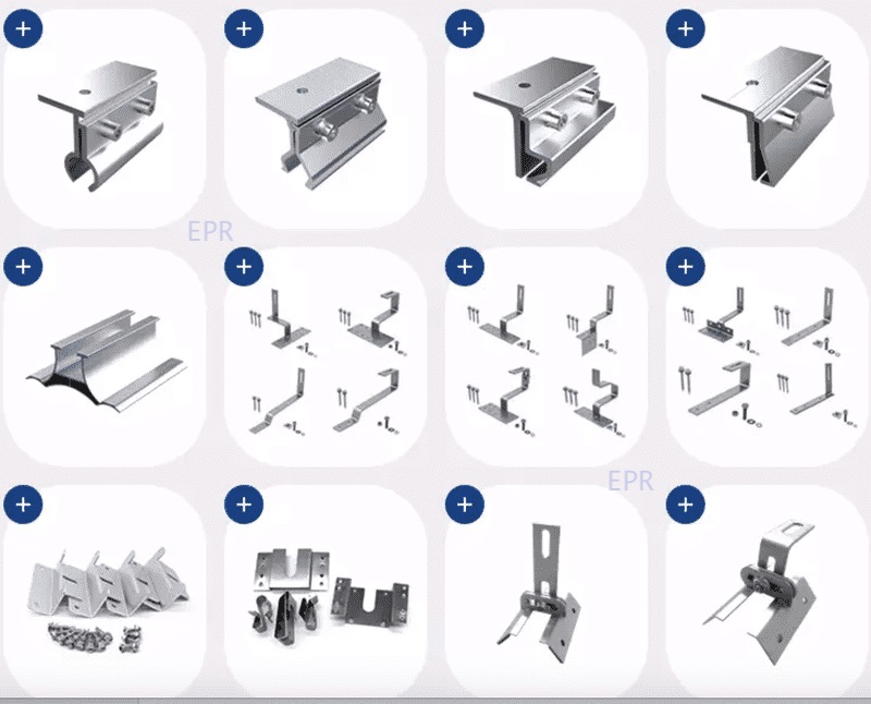 Solar bracket assembly Solar bracket assembly