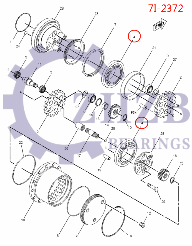 caterpillar PARTS