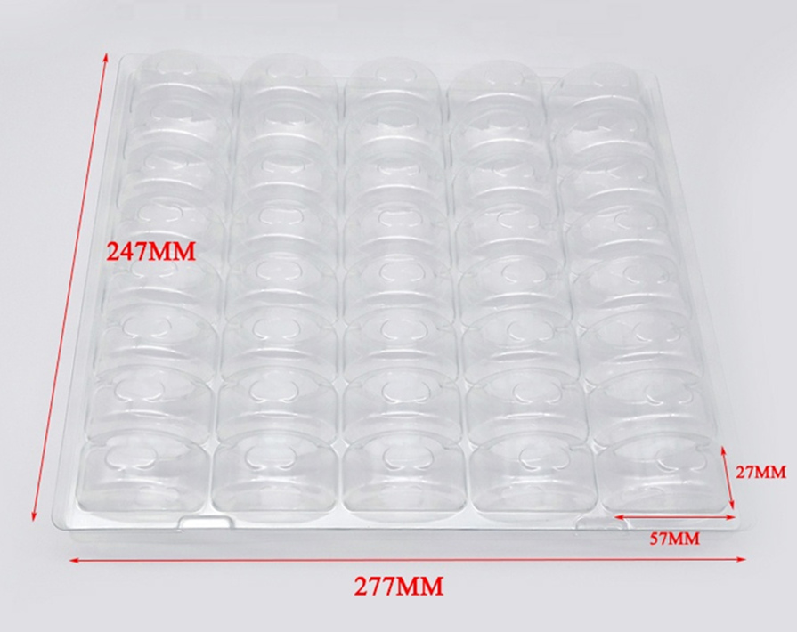 40 slots macaron plastic insert 40 slots macaron plastic insert