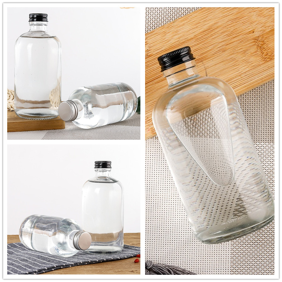 Thickened Glass Juice Bottles