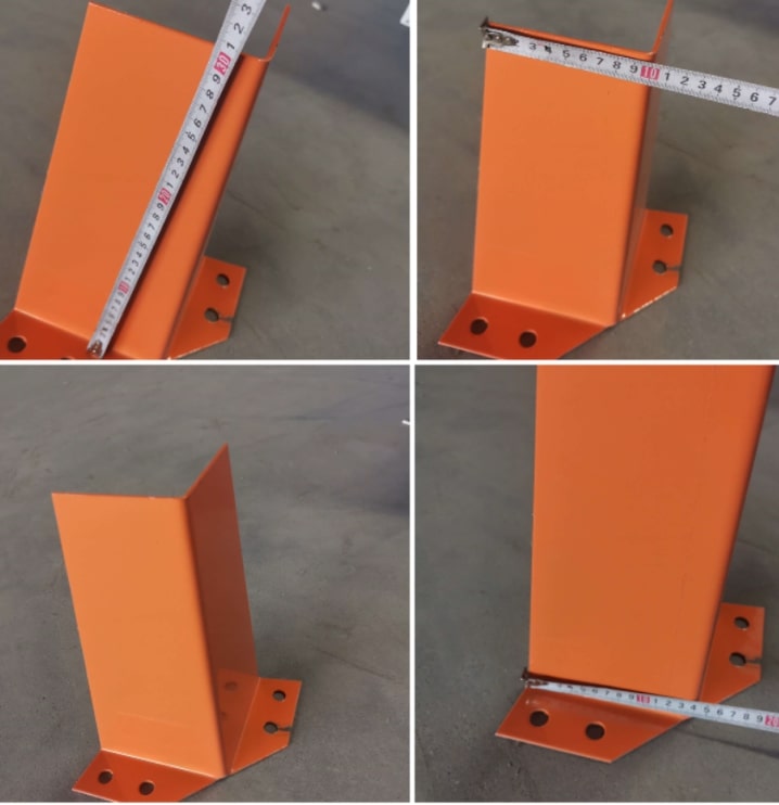 orange corner column rack protector