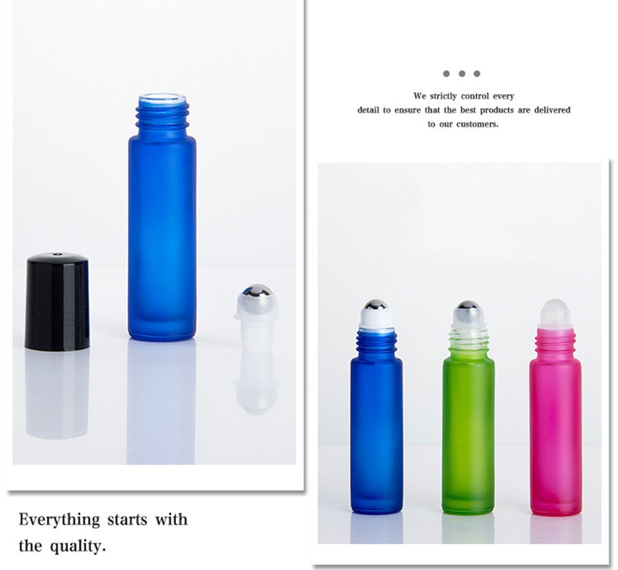 Frosted Glass Roller Bottle Frosted Glass Roller Bottle