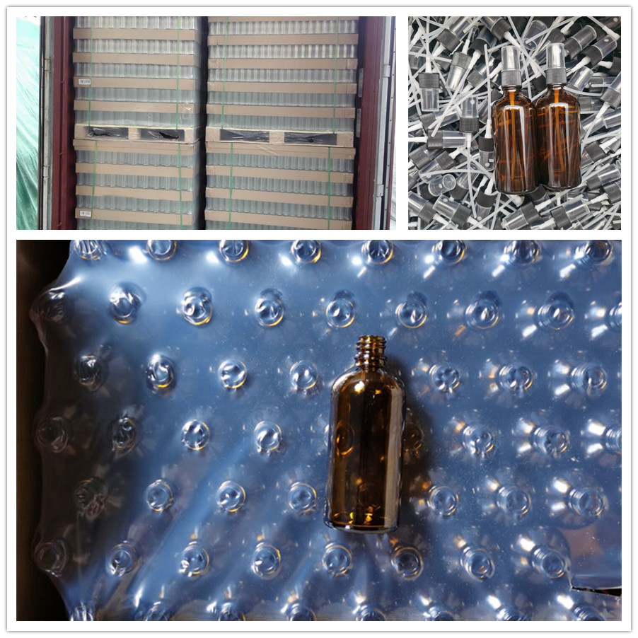 2OZ/60ml Boston Round Essential Oil Dropper Bottles