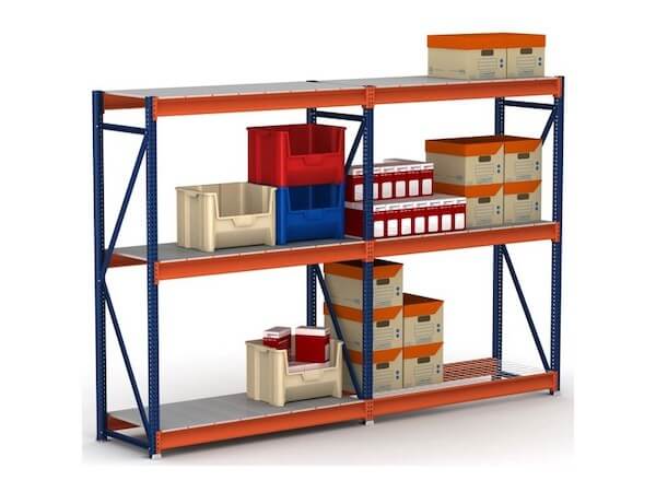 wide span industrial shelving