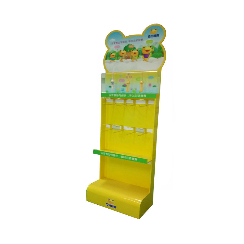 Store Floor Wooden Display Stand