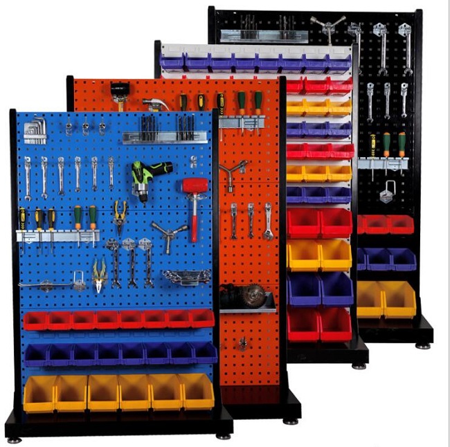 warehouse tools and fittings storage rack