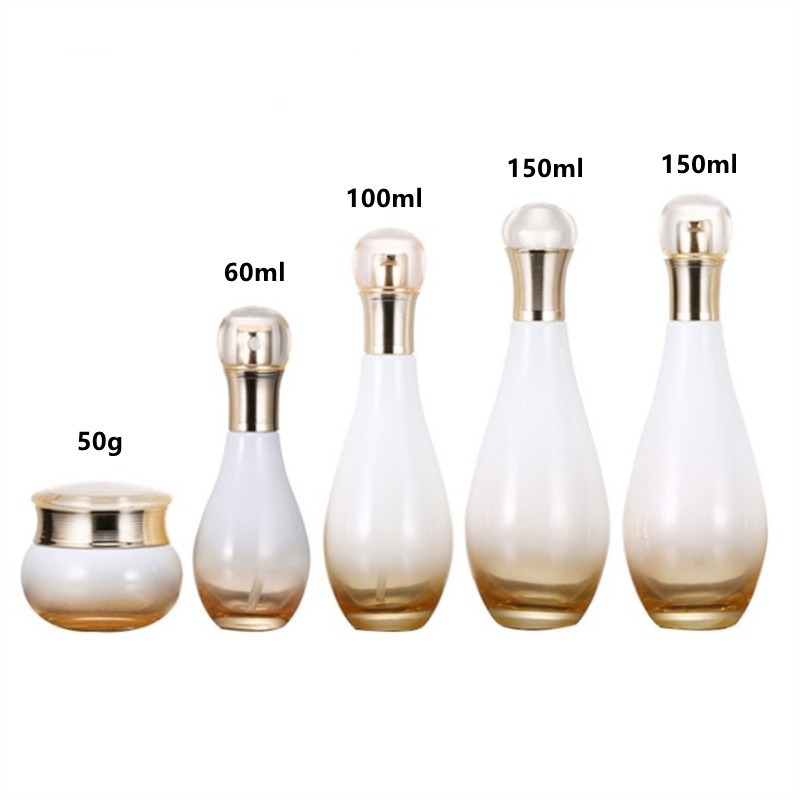 Bowling Shape Cosmetic Glass Bottles