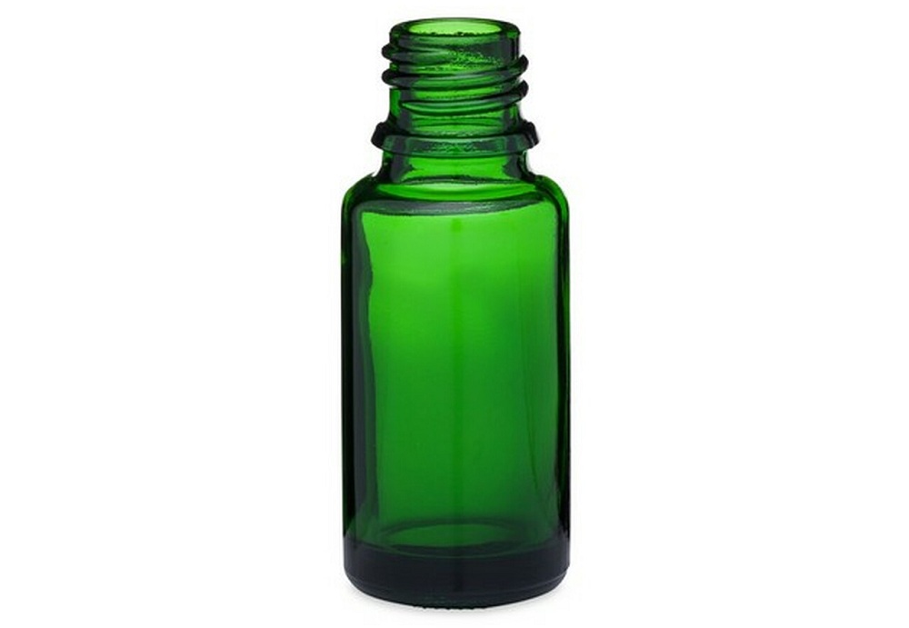 Green Euro Boston Round Bottle