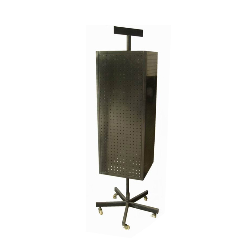 Hook rotating metal display stand