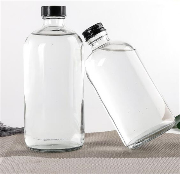 750ml milk glass bottle