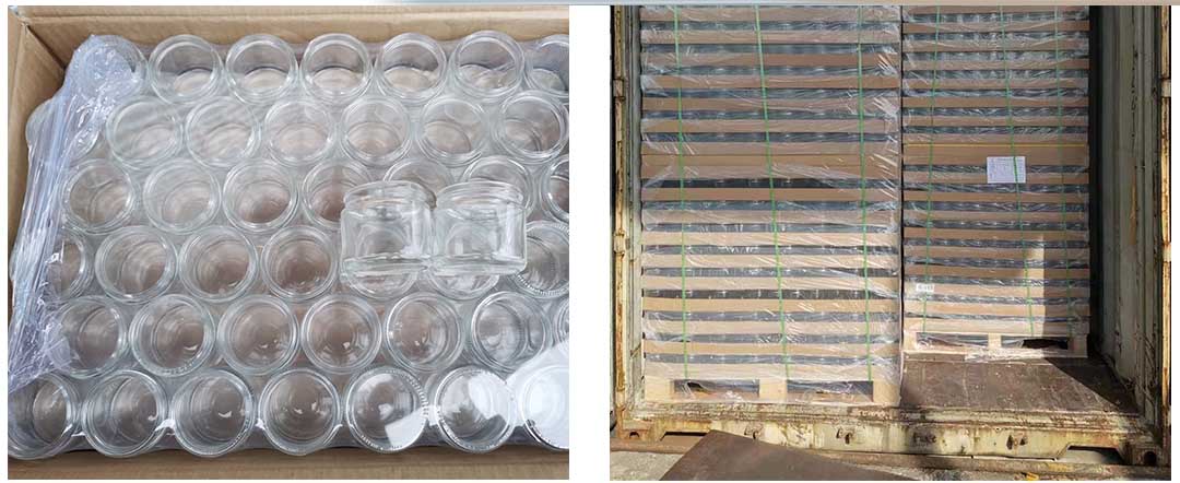 Frosted Glass Thick Base Jars Frosted Glass Thick Base Jars