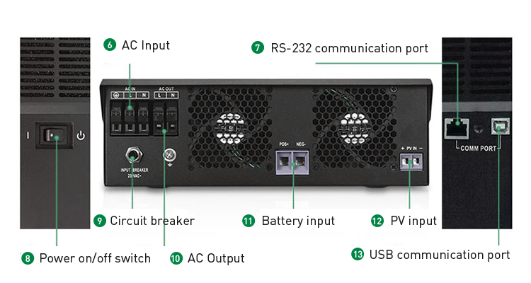 5kw Hybrid Grid Solar Inverter 5kw Hybrid Grid Solar Inverter