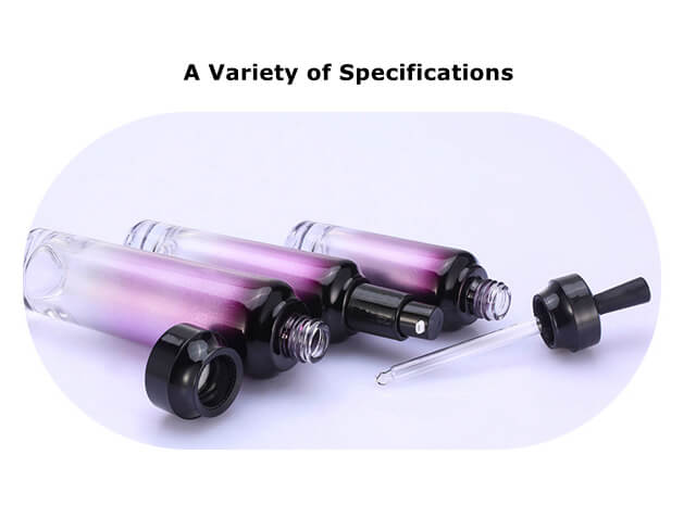 Specification gradient purple bottle