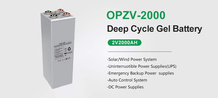 2V 2000AH Solar Storage Tubular Gel Battery 2V 2000AH Solar Storage Tubular Gel Battery