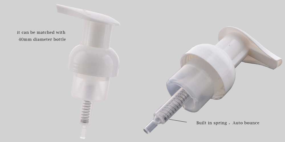 40mm 0.8cc White Foam Pump