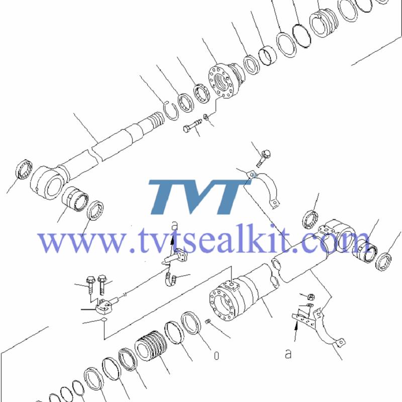 Caterpillar Excavator Cat312 bucket Cylinder Seal Kit 1195457