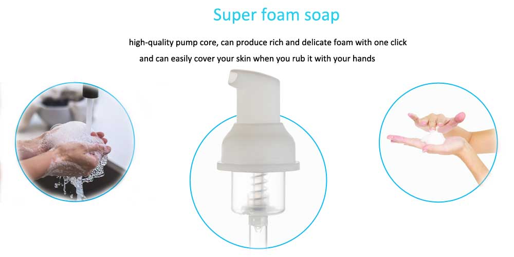 30mm white Foam Pump For hand wash 30mm white Foam Pump For hand wash