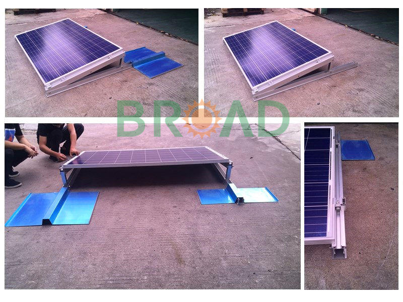 flat roof ballast solar racking systems flat roof ballast solar racking systems