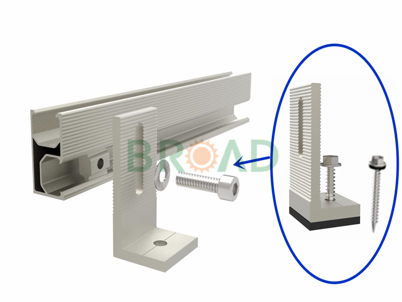 rail for solar roof mounted rail for solar roof mounted